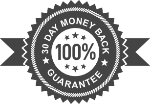 100% Satisfaction 30-Day Money Back Gurantee